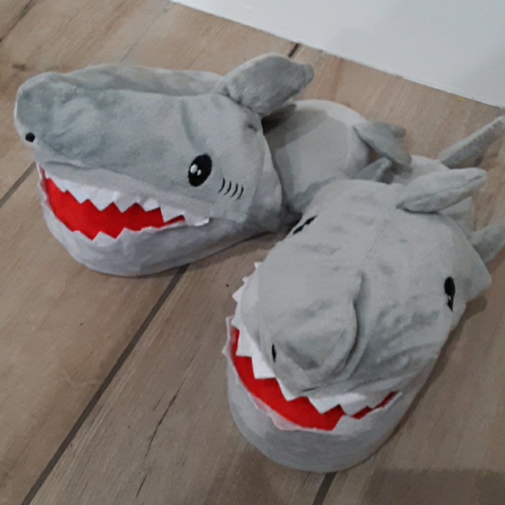 Shark slippers